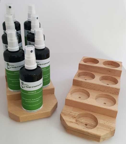 Holzpodest 22cmx11cmx8cm Buche natur lasiert (Unikate-Handarbeit)